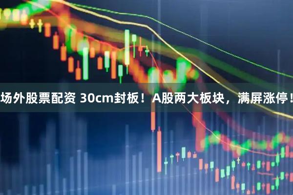 场外股票配资 30cm封板！A股两大板块，满屏涨停！